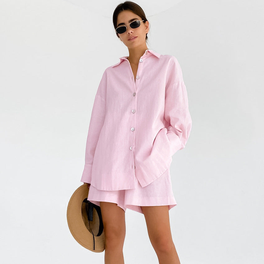 2023 Summer Women's Loose Fashion Pajama Set (2 Pieces)