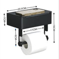 Stainless steel tissue box-black flat surface