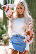 Madison Patch Bishop Sleeve Sweater