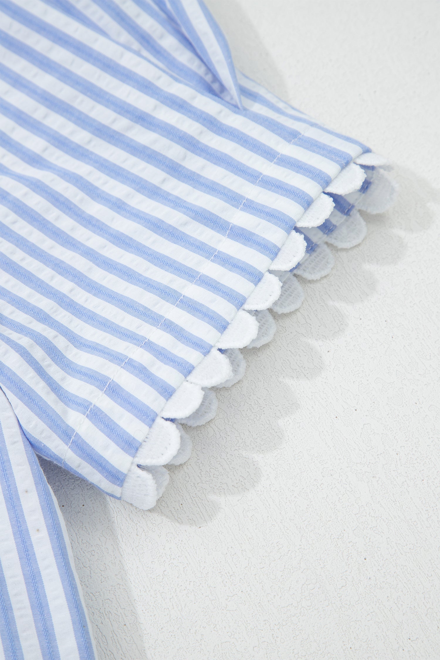 Leopard Patchwork Collar V-Neck Blouse