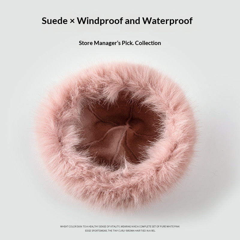 Women's Plush Round-Top Winter Hat