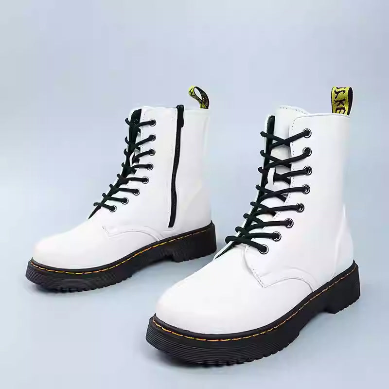 Women's Martin Short Boots – Classic Lace-Up