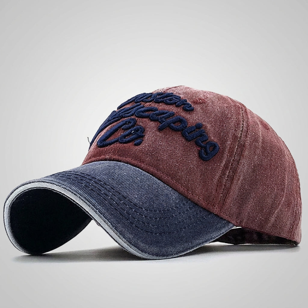 Embroidered Tie-Dye Cotton Baseball Cap
