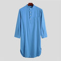 Middle Eastern Muslim Stand Collar Robe