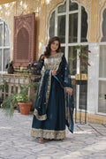 Joban Fashion Rama Georgette Sequence Embroidery Work Kurta Set
