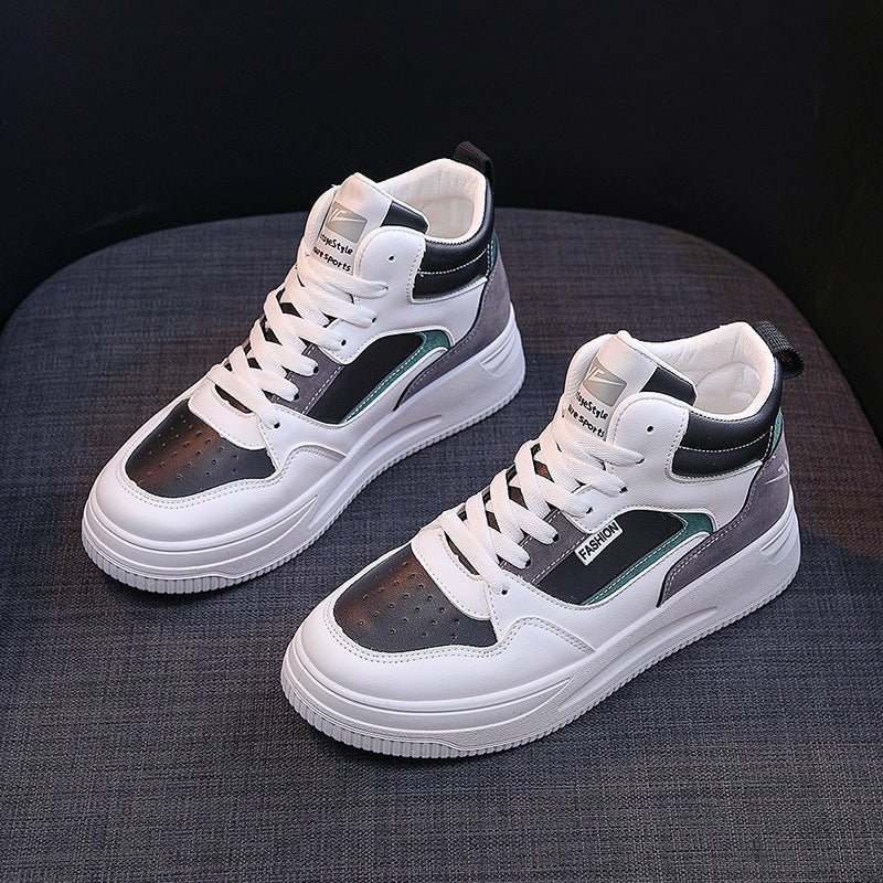 High-Top Women's Shoes - New Versatile Breathable Models