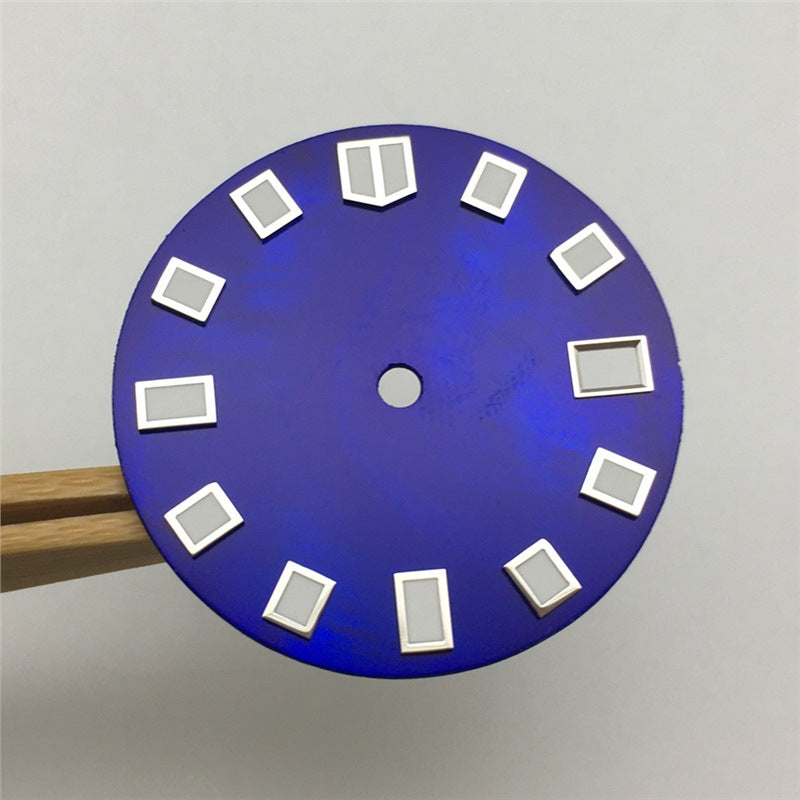 Modified Watch Dial With Luminous Numerals