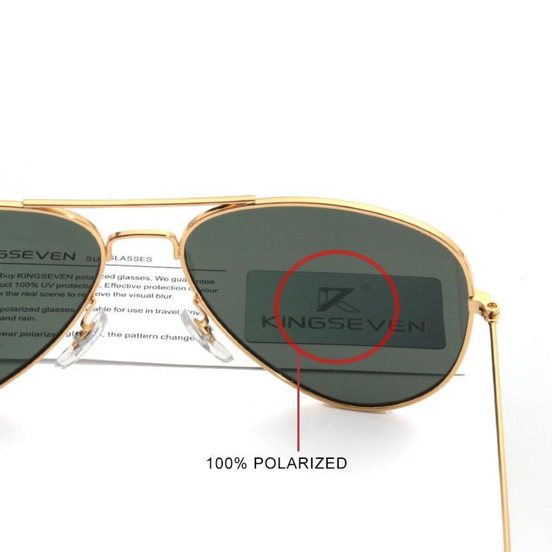 Retro Polarized Unisex Sunglasses with TriLenium Gold Lenses