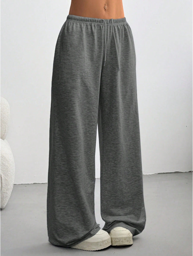 Straight-Leg Drawstring Sweatpants with Elastic Waist - Image 9