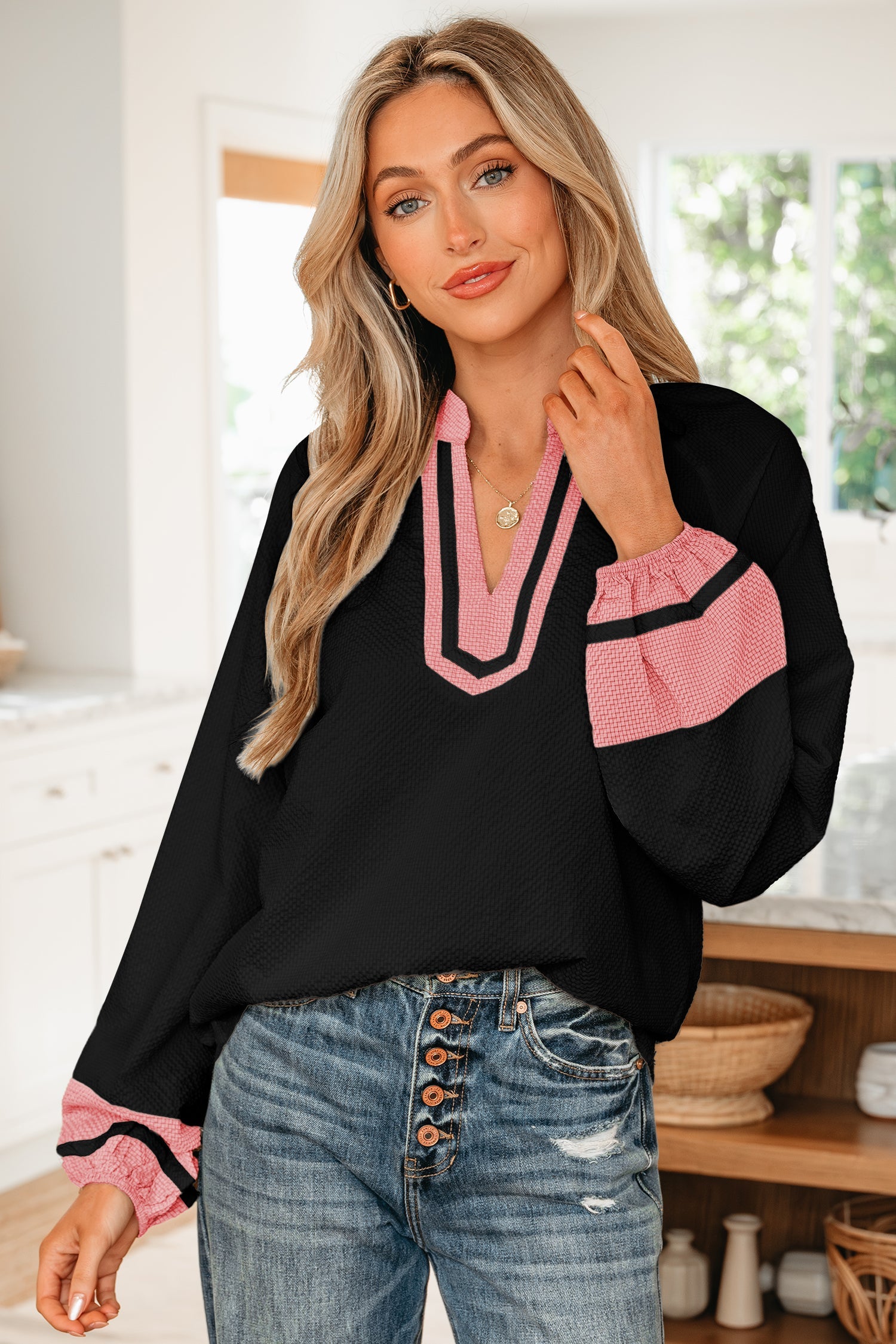 Siya Long Sleeve Blouse Long Sleeve Top