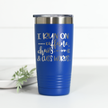 I Run on Caffeine Chaos Cuss Words 20 oz Engraved Tumbler