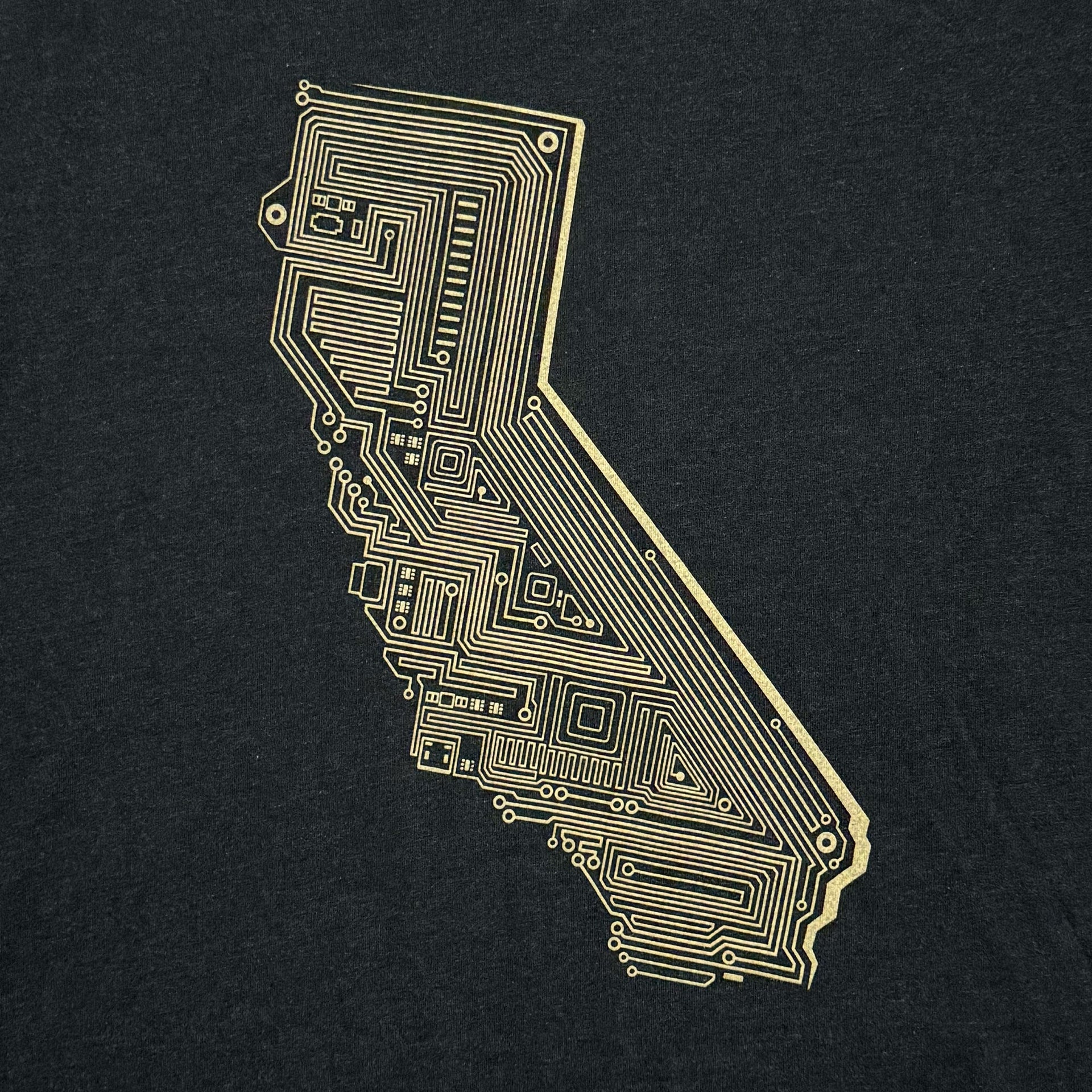 Women's Heather Black V-Neck Graphic Tee