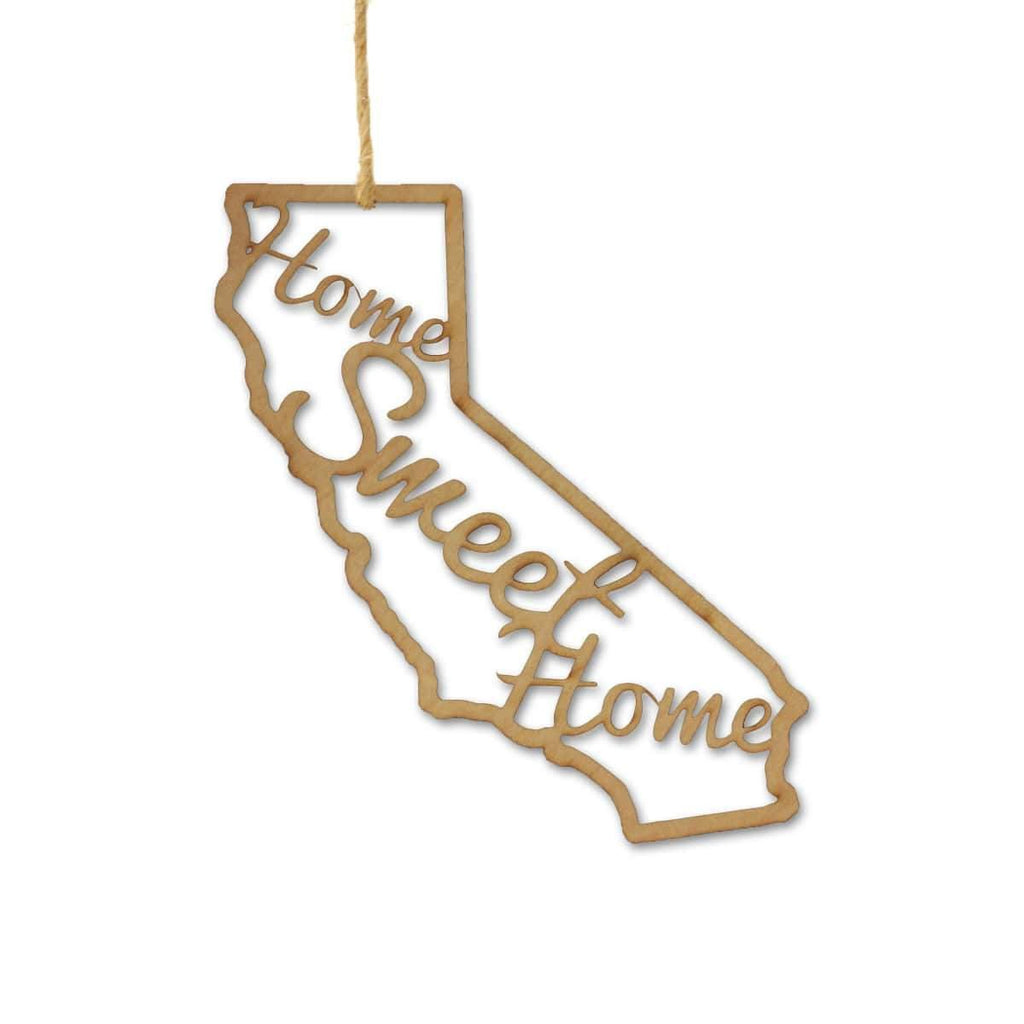 California Home Sweet Home Ornaments