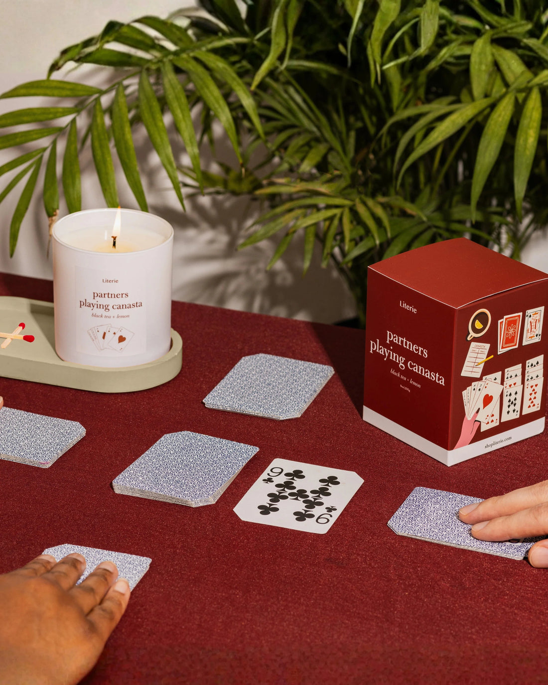 Partners Playing Canasta