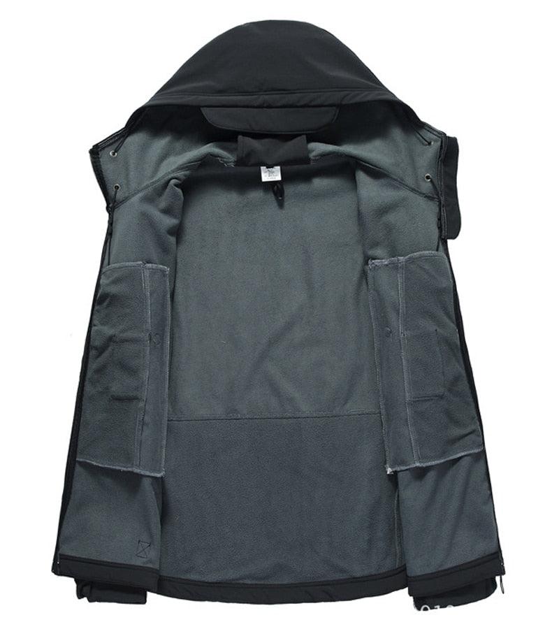 Men's Camouflage Green Waterproof Tactical Winter Jacket