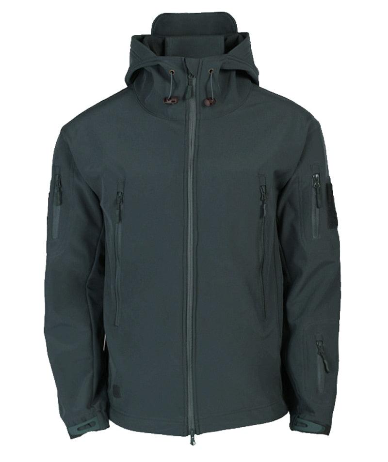 Men's Camouflage Green Waterproof Tactical Winter Jacket