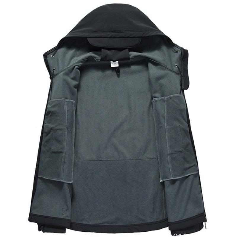 Men's Camouflage Green Waterproof Tactical Winter Jacket