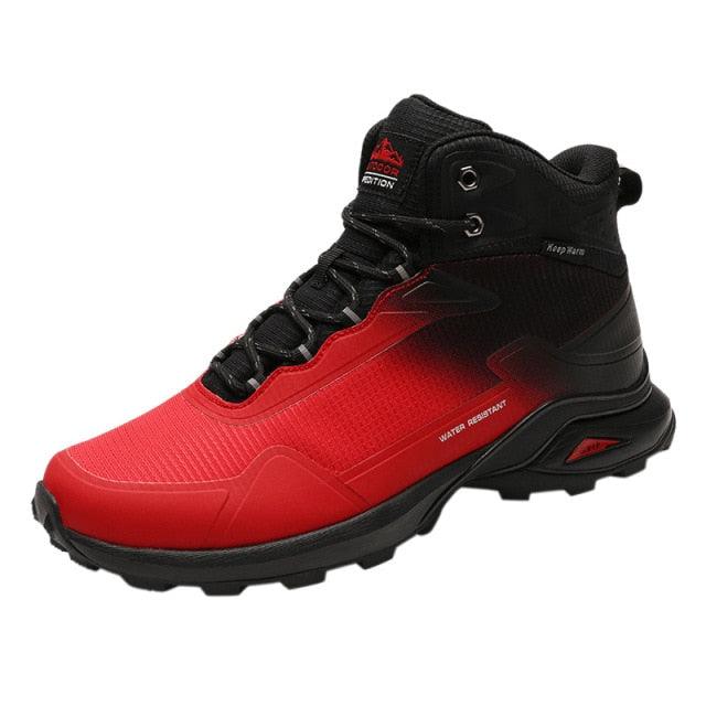 Men's Camouflage Waterproof Hiking Boots with Air Circulation