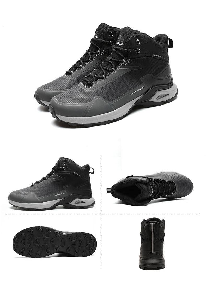 Men's Camouflage Waterproof Hiking Boots with Air Circulation