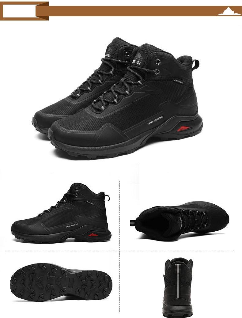 Men's Camouflage Waterproof Hiking Boots with Air Circulation