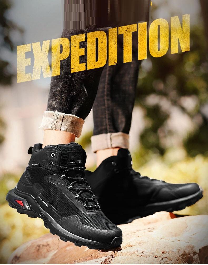 Men's Camouflage Waterproof Hiking Boots with Air Circulation