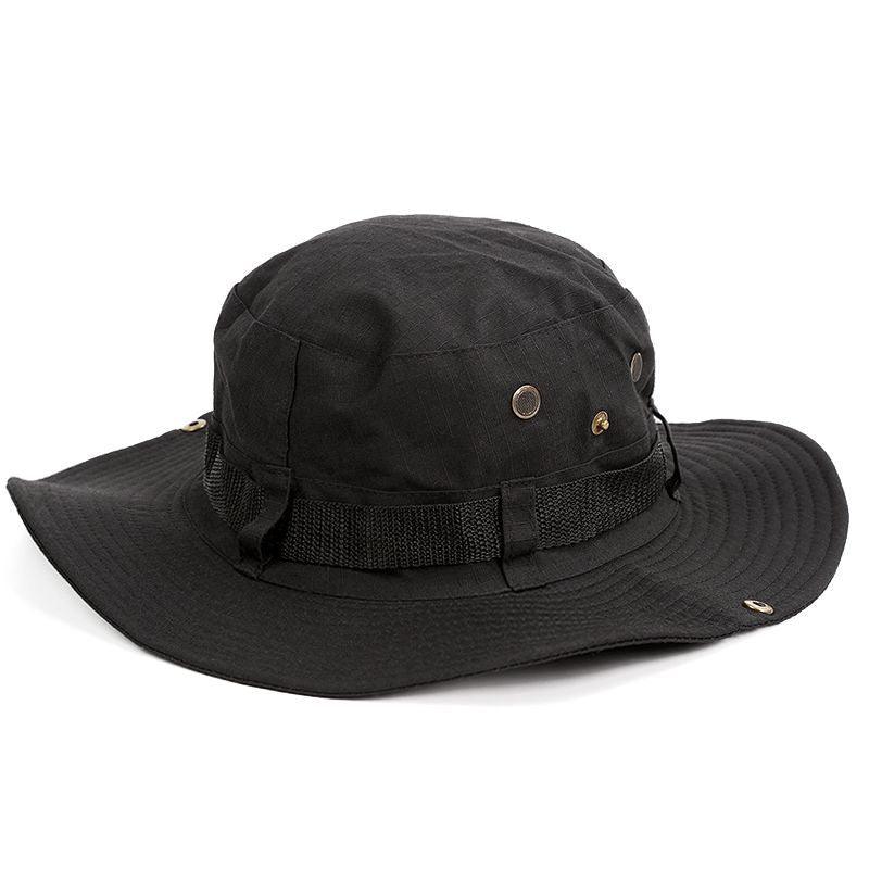 Unisex Camouflage Outdoor Bucket Hat Foldable Breathable Sun Cap