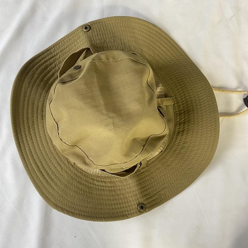 Unisex Camouflage Outdoor Bucket Hat Foldable Breathable Sun Cap