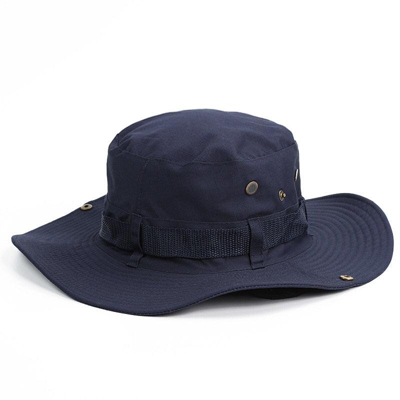 Unisex Camouflage Outdoor Bucket Hat Foldable Breathable Sun Cap