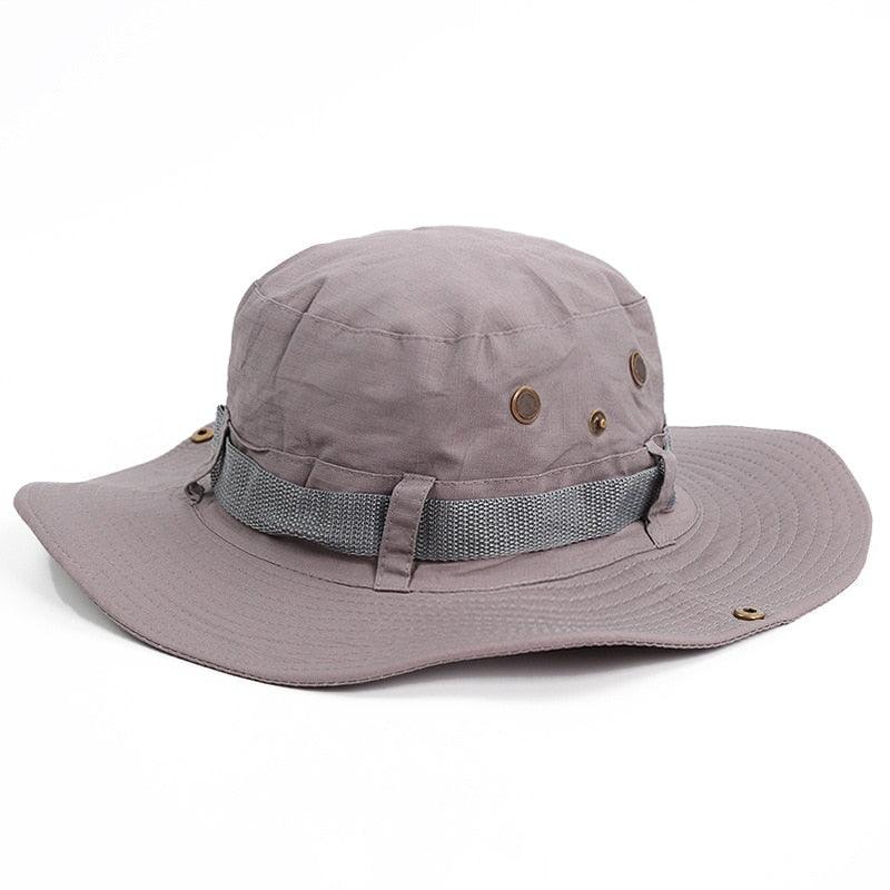 Unisex Camouflage Outdoor Bucket Hat Foldable Breathable Sun Cap