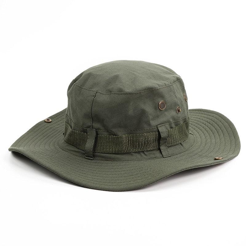 Unisex Camouflage Outdoor Bucket Hat Foldable Breathable Sun Cap