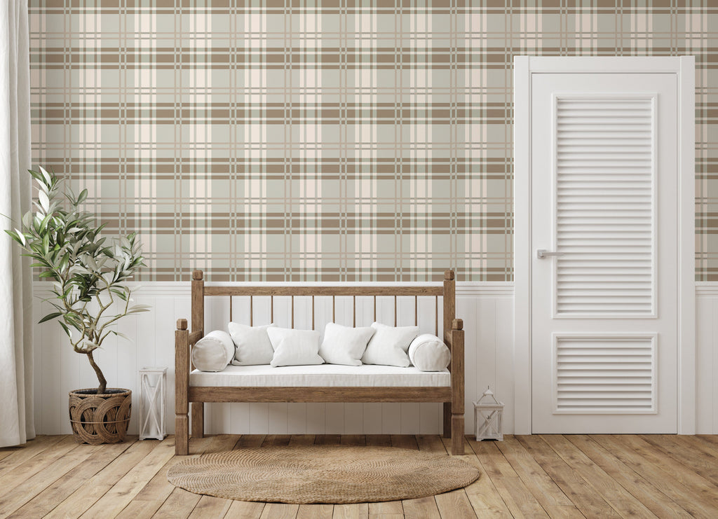 Lockwood Peel and Stick Removable Wallpaper for Modern Home Decor