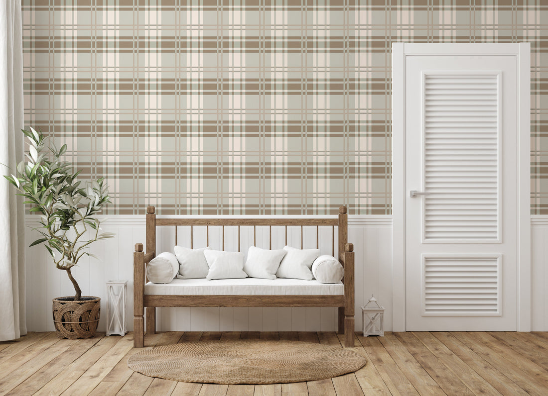 Lockwood Peel and Stick Removable Wallpaper for Modern Home Decor