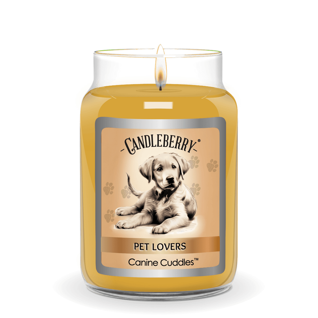 Canine Cuddles™ Large Jar Candle | 135-Hour Soy Blend