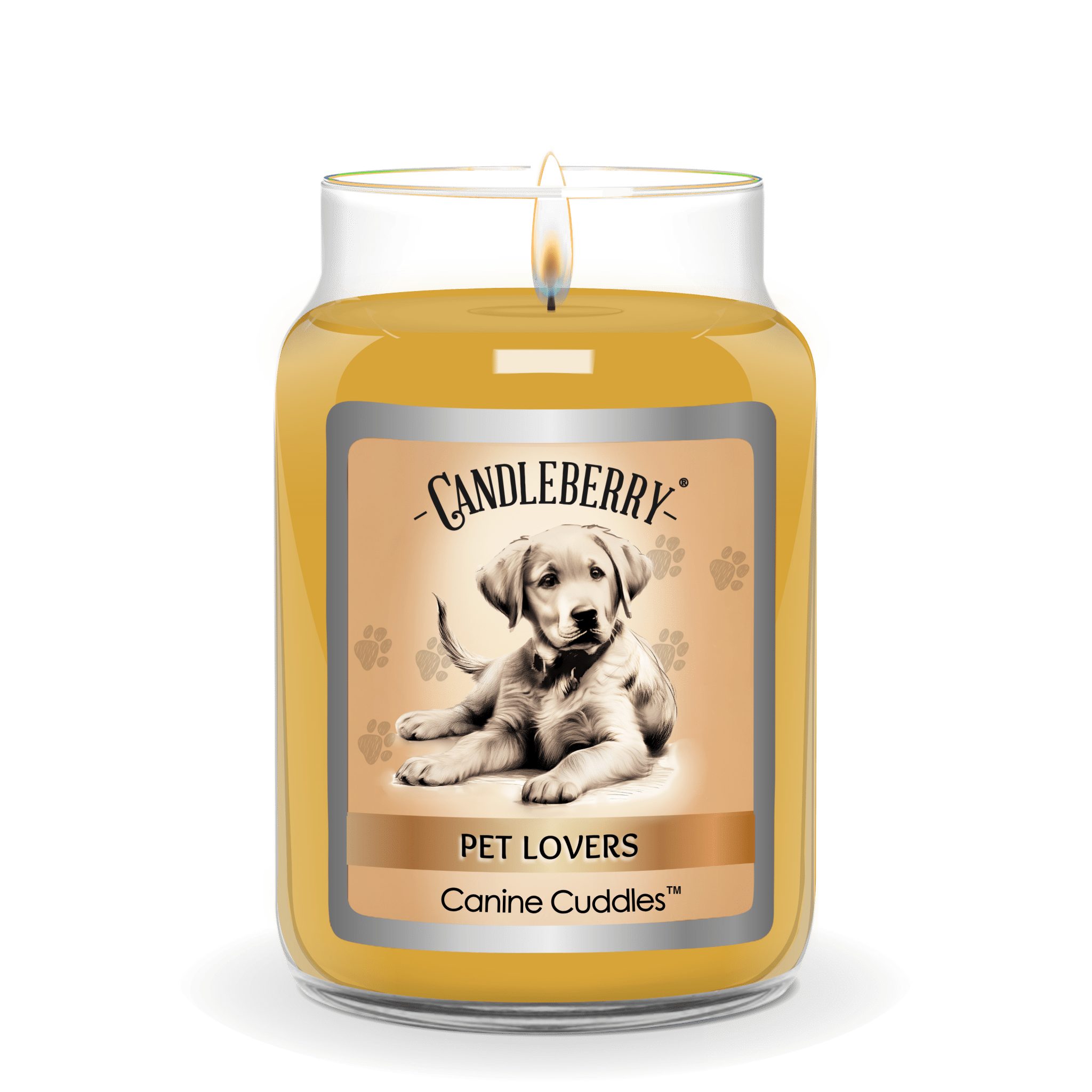 Canine Cuddles™ Large Jar Candle | 135-Hour Soy Blend