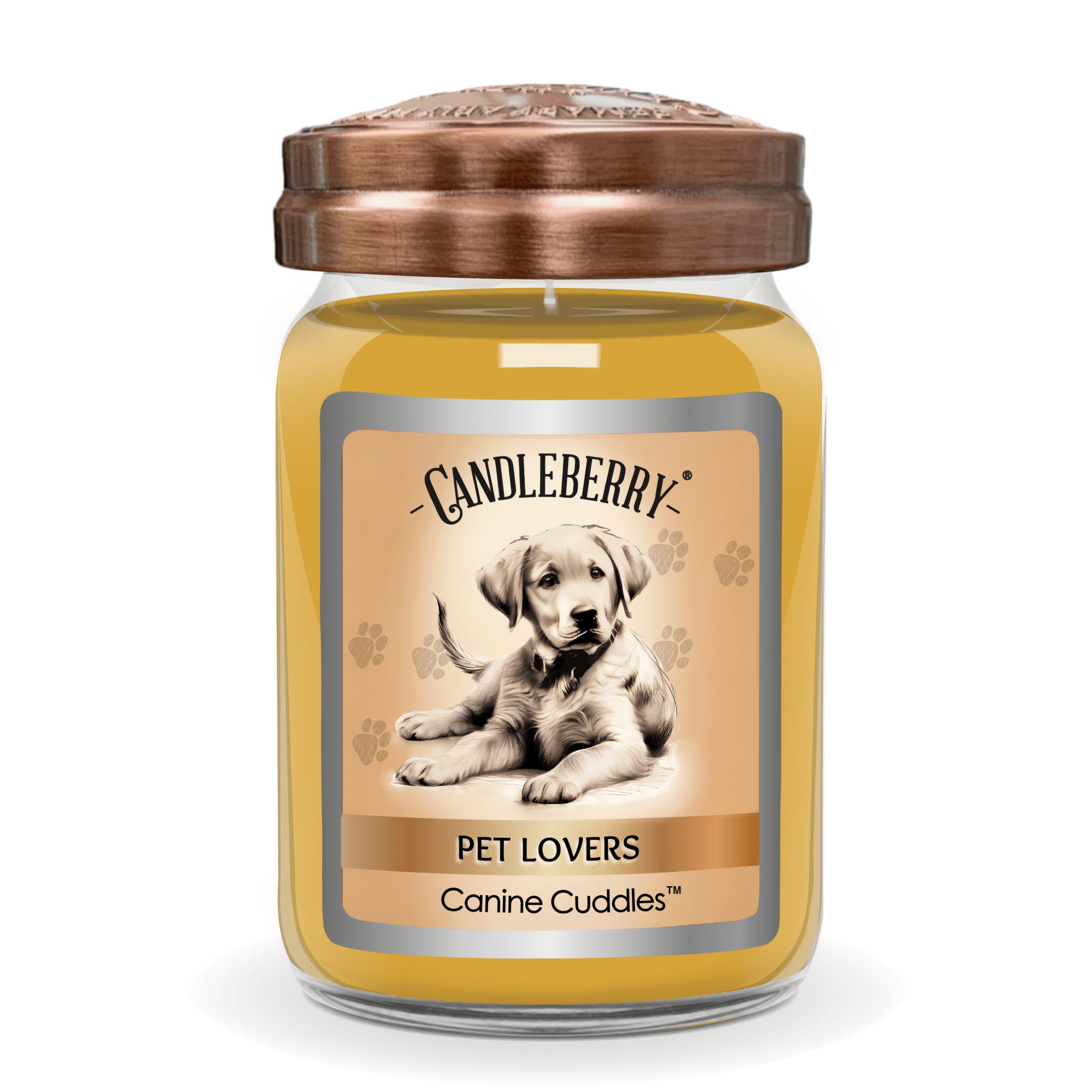 Canine Cuddles™ Large Jar Candle | 135-Hour Soy Blend