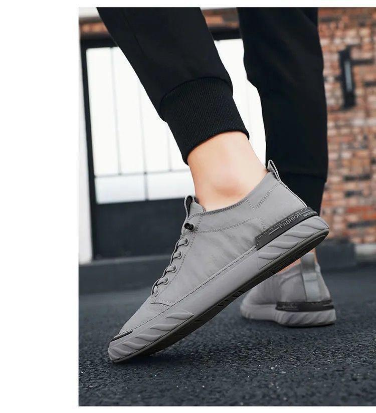 Men's Canvas Lightweight Casual Sneakers for Everyday Wear