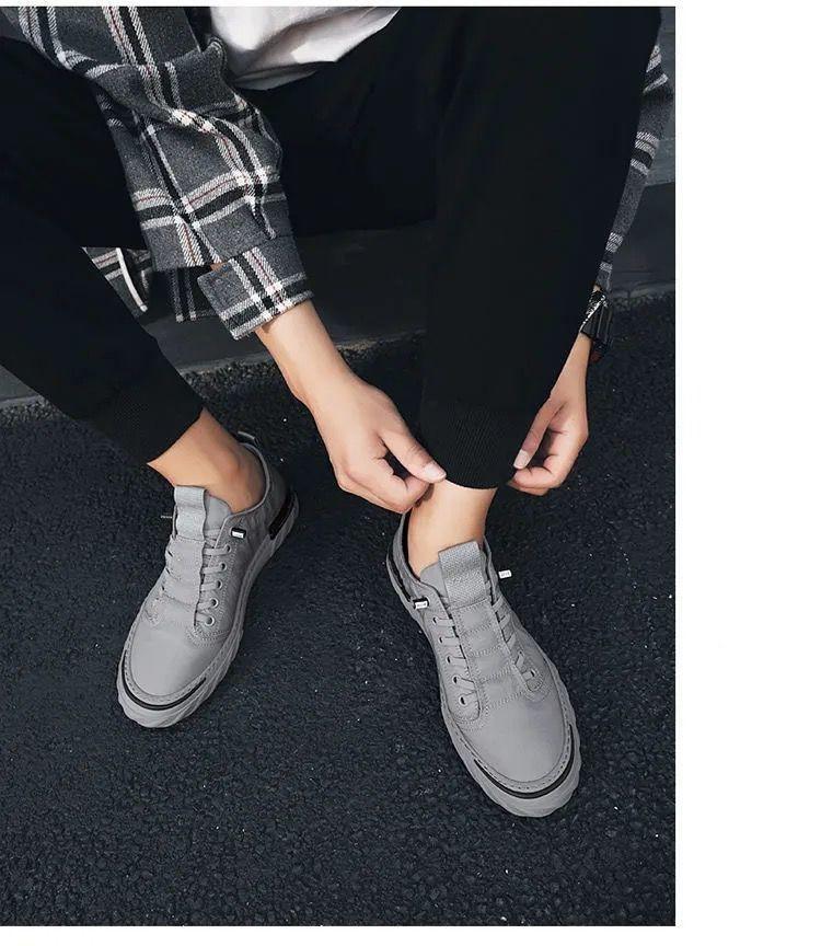 Men's Canvas Lightweight Casual Sneakers for Everyday Wear