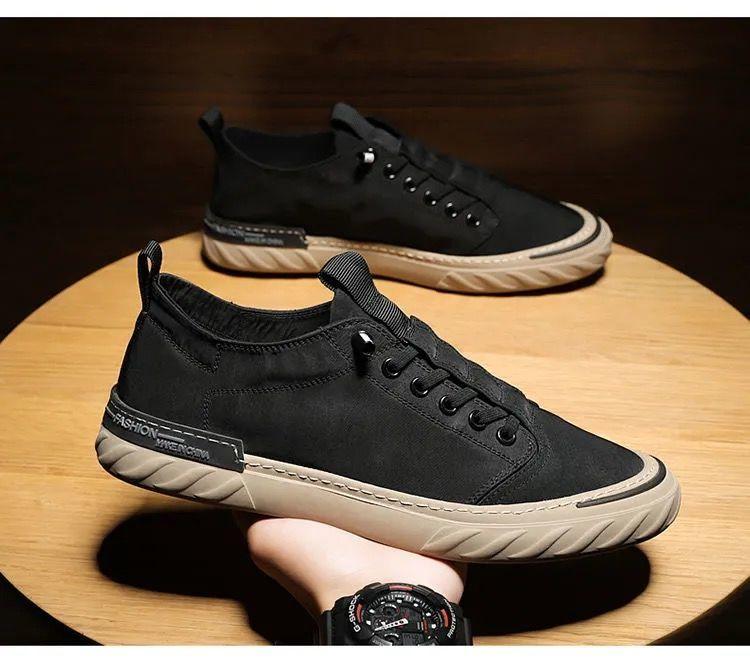 Men's Canvas Lightweight Casual Sneakers for Everyday Wear