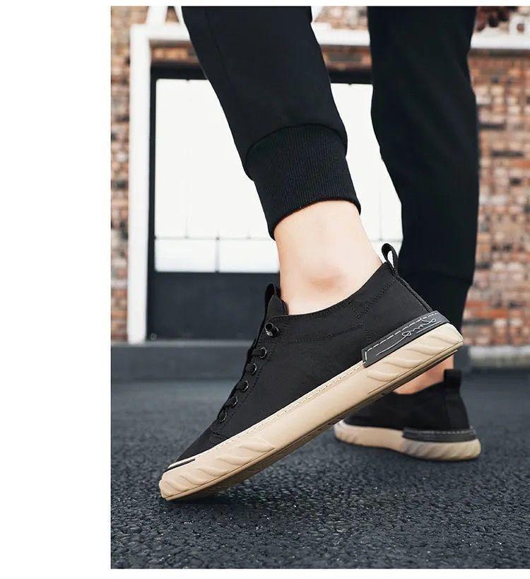 Men's Canvas Lightweight Casual Sneakers for Everyday Wear