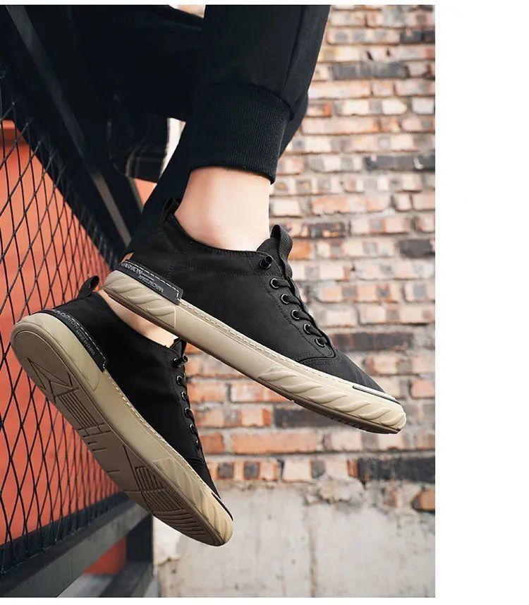 Men's Canvas Lightweight Casual Sneakers for Everyday Wear