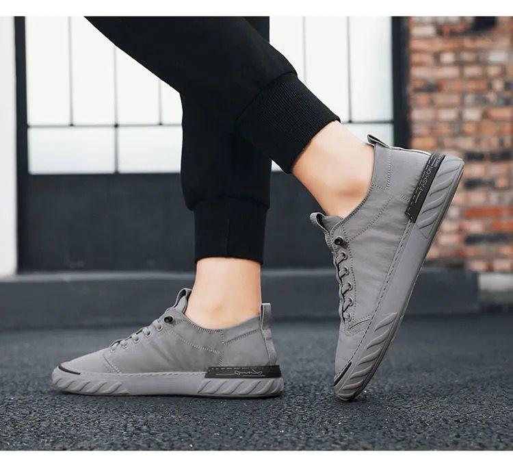 Men's Canvas Lightweight Casual Sneakers for Everyday Wear