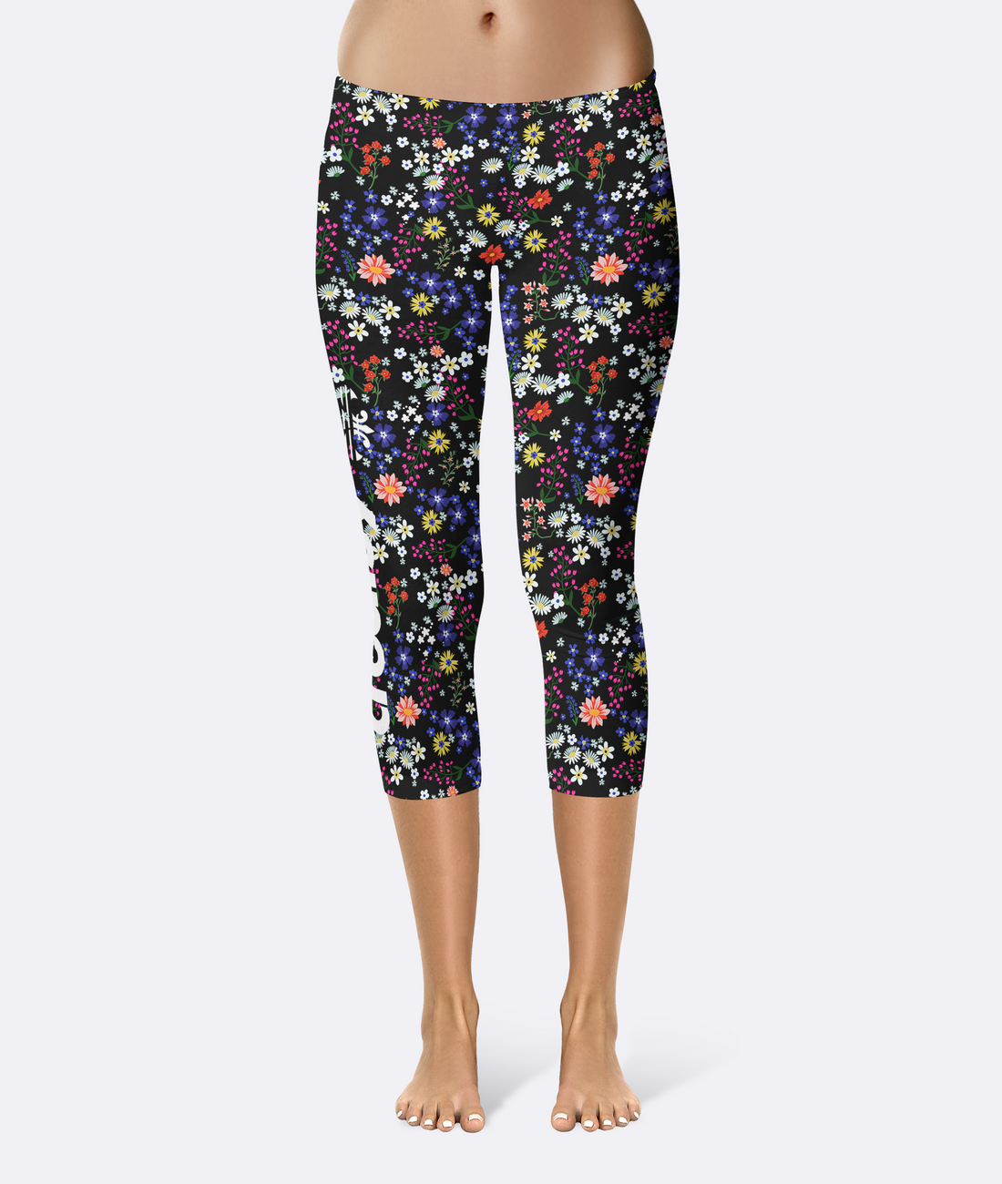 Tiny Flowers Leggings Cottagecore Pockets available in Full or Capri