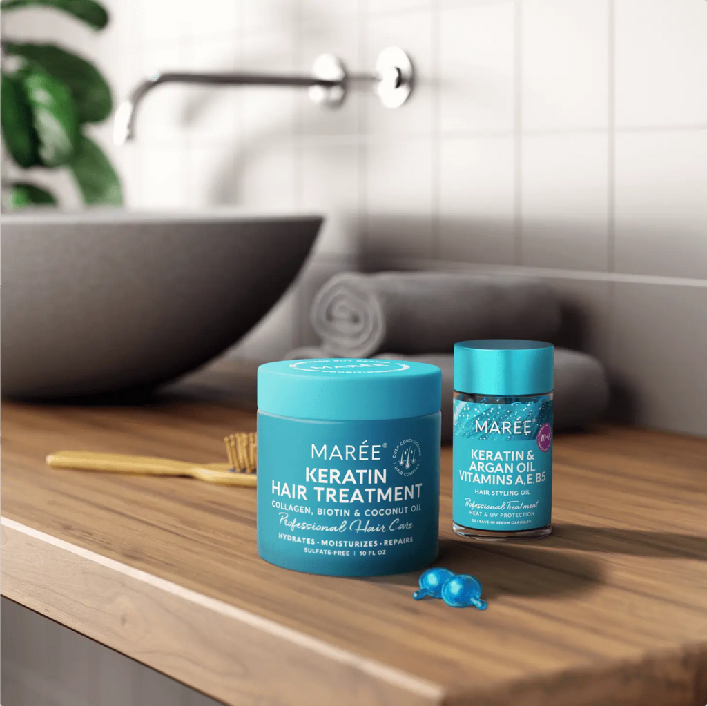 Keratin Hair Mask with Biotin and Collagen for Damaged Hair - Image 9
