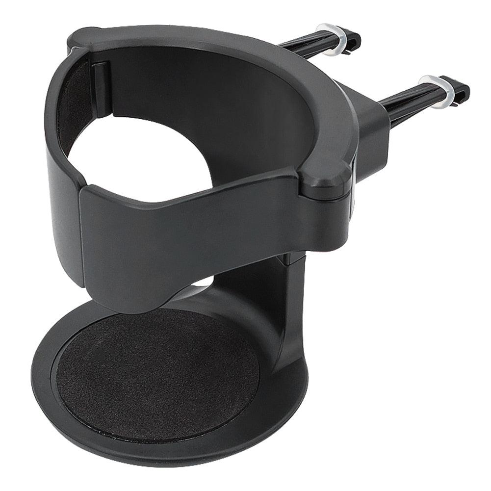 Minimalist Adjustable Car Air Vent Cup Holder in Matte Black