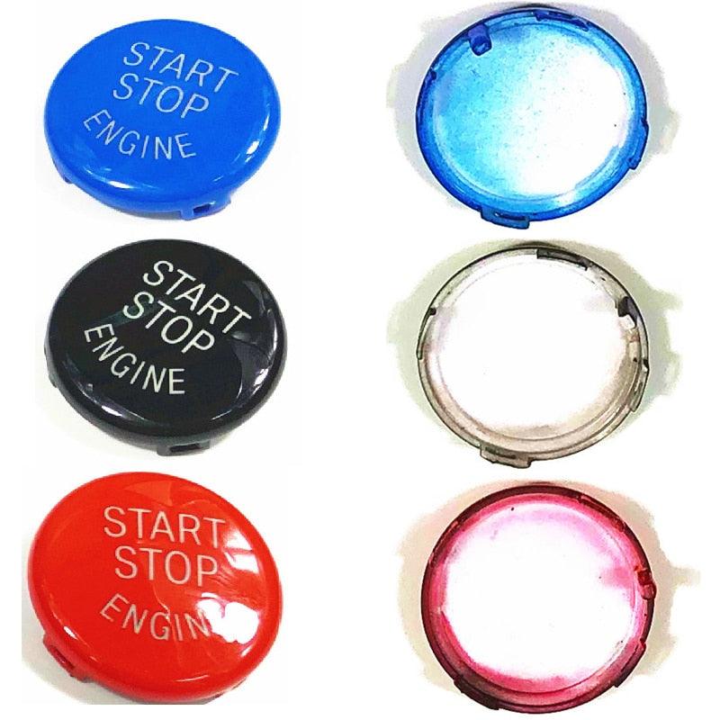 Car Engine Start Stop Button Cover Decorative Ignition Switch Trim