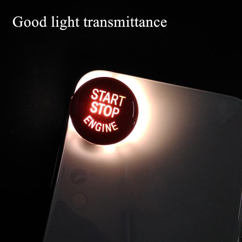 Car Engine Start Stop Button Cover Decorative Ignition Switch Trim