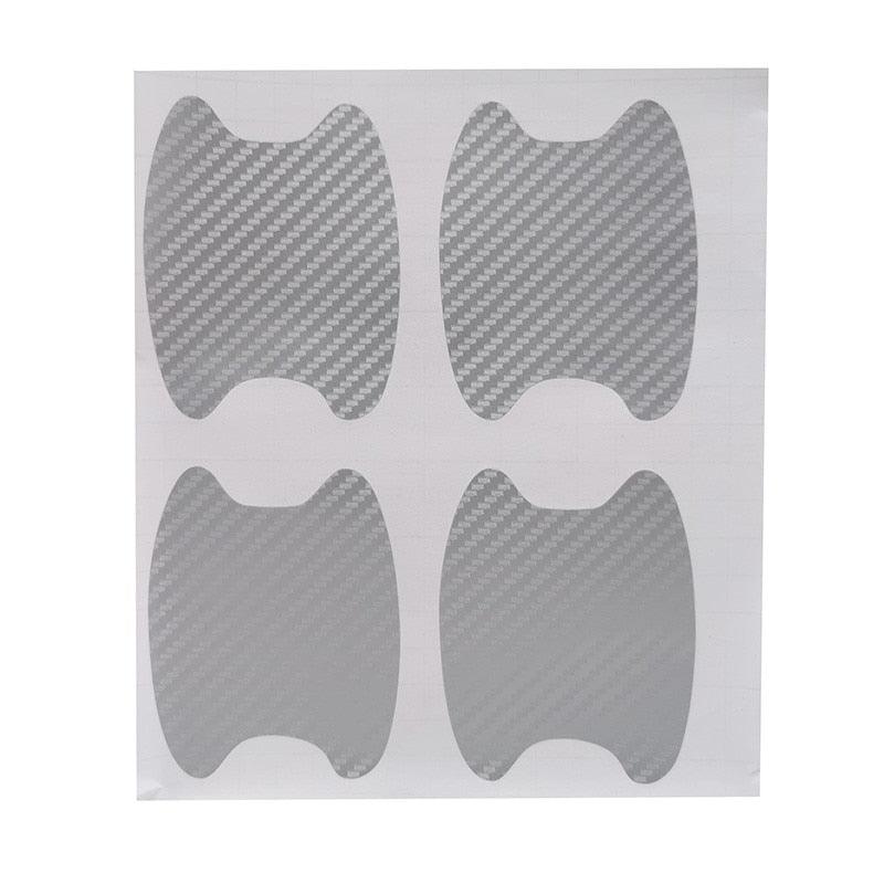 Universal Carbon Fiber Car Door Handle Cup Scratch Protector Film