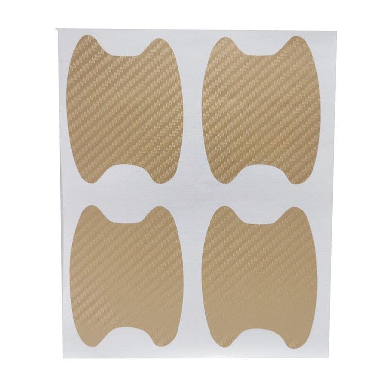 Universal Carbon Fiber Car Door Handle Cup Scratch Protector Film