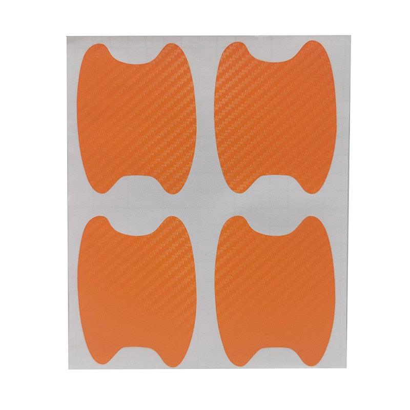 Universal Carbon Fiber Car Door Handle Cup Scratch Protector Film