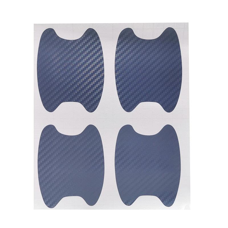 Universal Carbon Fiber Car Door Handle Cup Scratch Protector Film